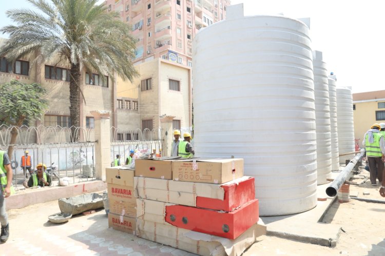 محافظ بني سويف يتفقد التشطيبات النهائية  لمشروع إعادة إنشاء معرض شباب مصر