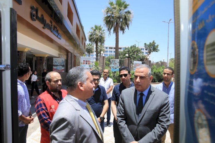 محافظ سوهاج يدشن إطلاق الحملة القومية " 100 يوم صحة " ويتفقد فرق العمل المشاركة