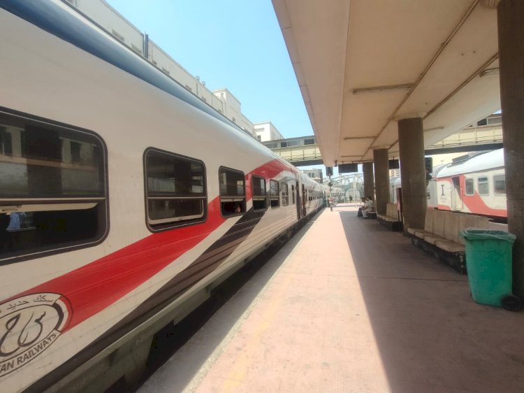 انتظام حركة القطارات على الوجهين البحري والقبلي بالتزامن مع أول أيام عيد الأضحى المبارك