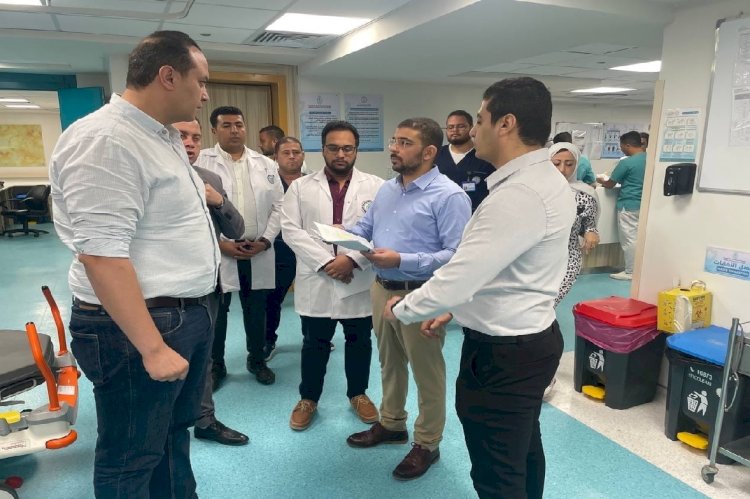في زيارة ميدانية.. رئيس هيئة الرعاية الصحية يتفقد مستشفى شرم الشيخ الدولي بجنوب سيناء