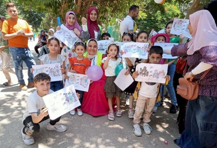 "بالألوان هنكافح الإدمان " أنشطة صندوق مكافحة وعلاج الإدمان داخل الحدائق العامة بالقاهرة والجيزة