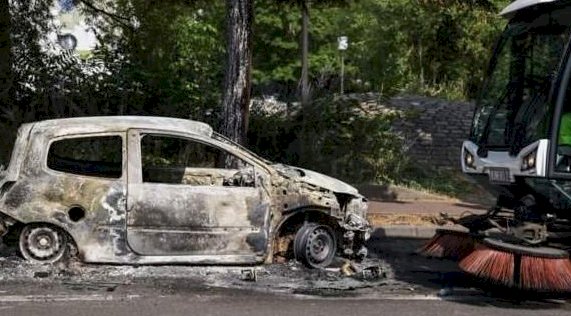 بالصور باريس تشتعل