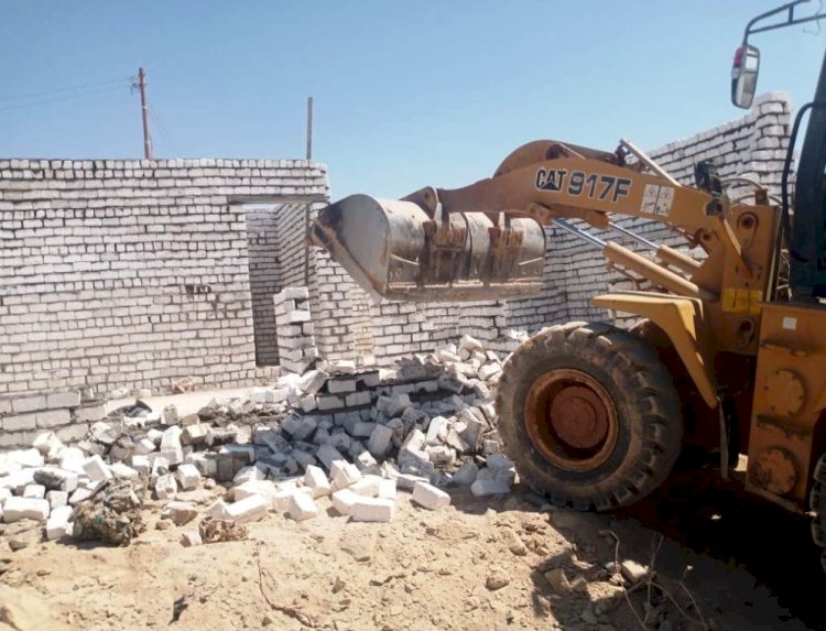 ازالات فورية لـ 4 حالات تعدى ورفع التراكمات والمخلفات