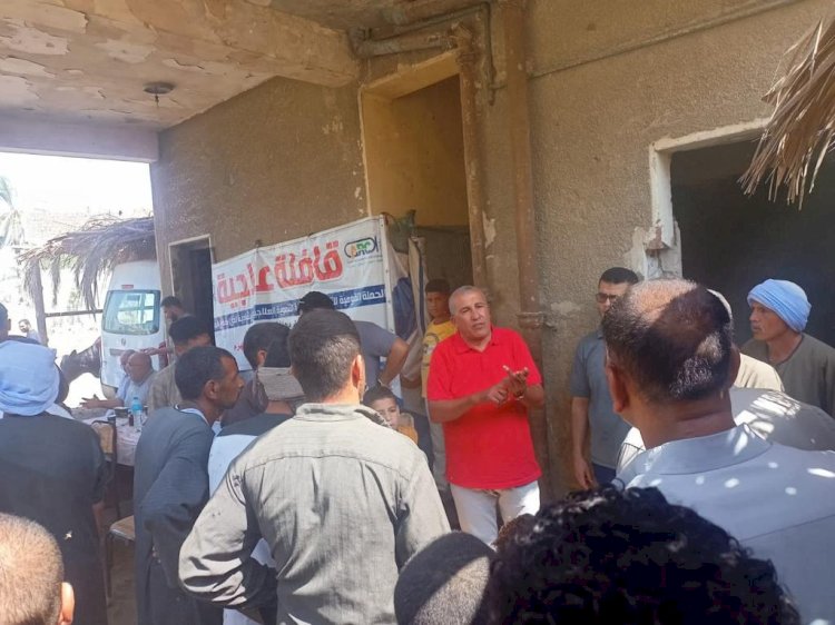 فحص أكثر من 8 آلاف رأس ماشية مجانا  بالفيوم