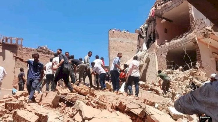 ضحايا عقار رشيد المنهارثلاث  وفيات و14 مصابا