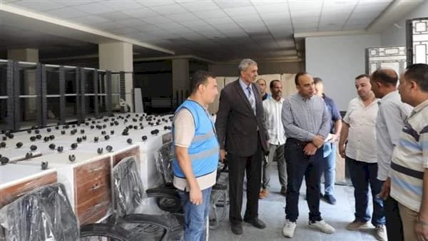 متابعة التجهيزات النهائية للمجمعات الخدمية بالعدوة وديرمواس ضمن مبادرة حياة كريمة