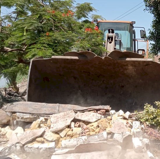 بني سويف : إزالة  171 حالة  ضمن  حملات المرحلة الثالثة من  الموجة الـ 21 لإزالة التعديات