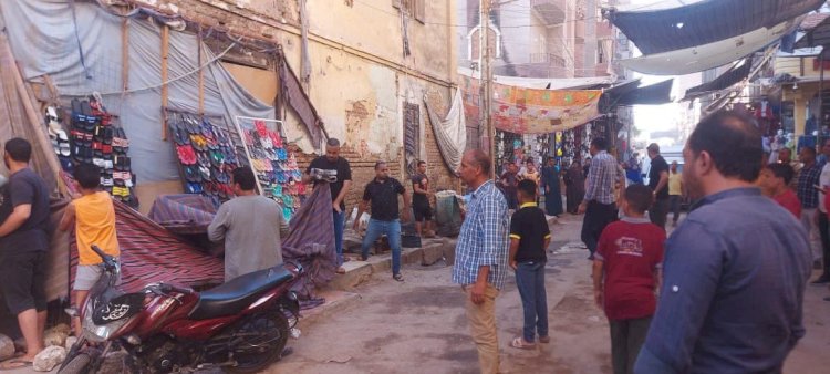 تحرير ٥٨ محضر إشغال فى مركز ملوى بالمنيا