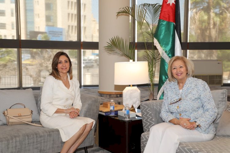 وزيرة الثقافة تبحث ونظيرتها الأردنية سُبل حماية التراث الثقافي غير المادي
