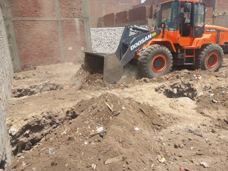 إزالة 83 حالة تعد فى 6 مراكز بالمنيا