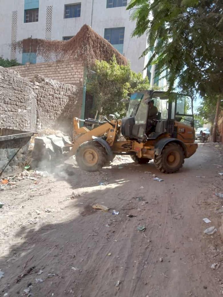 حملات مستمرة لرفع الاشغالات بالمنيا