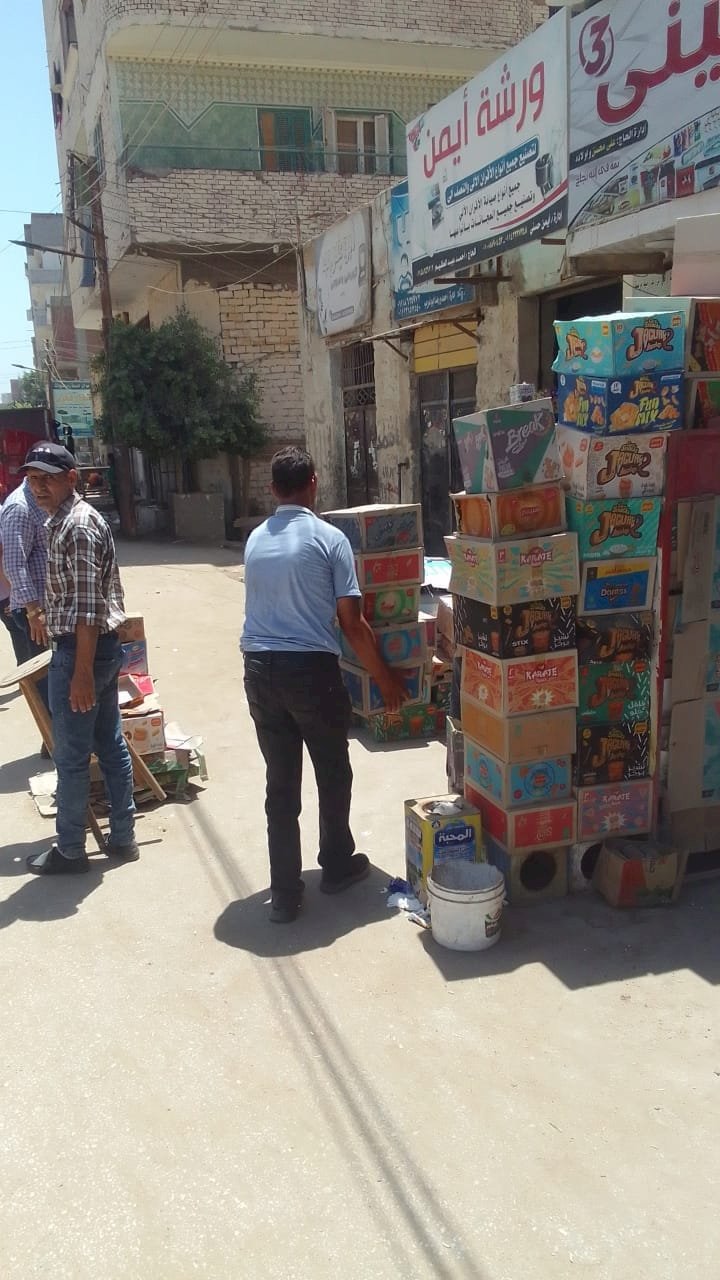 تحرير ١٨٥ مخالفة في حملة لازالة الاشغالات بالمنيا