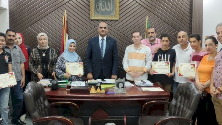 المنيا تكرم ابنائها الفائزين بجائزة الدولة للمبدع الصغير