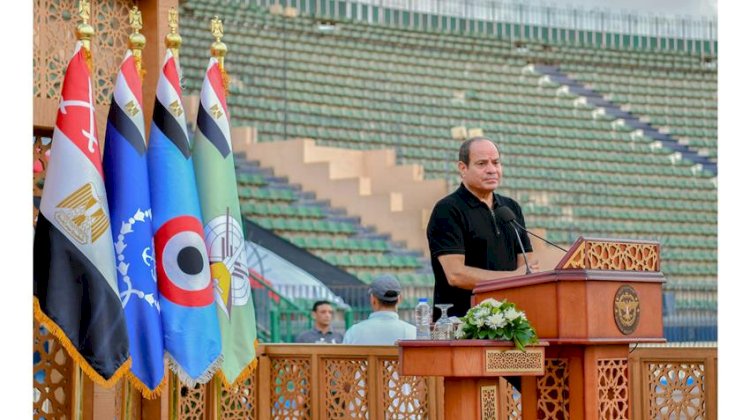 الرئيس السيسي يصارح ويطمئن الشعب ويكشف الحقائق دون تزويق