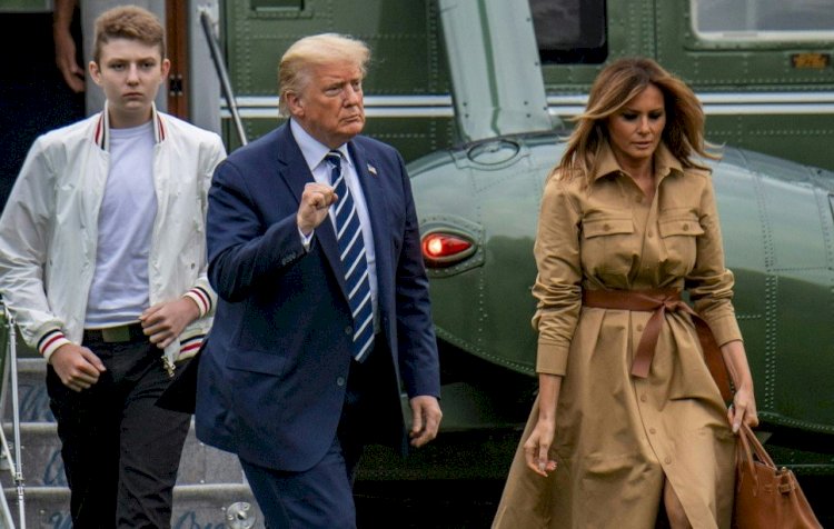 اعتقال امرأة هددت بإطلاق النار على الرئيس ترامب وابنه