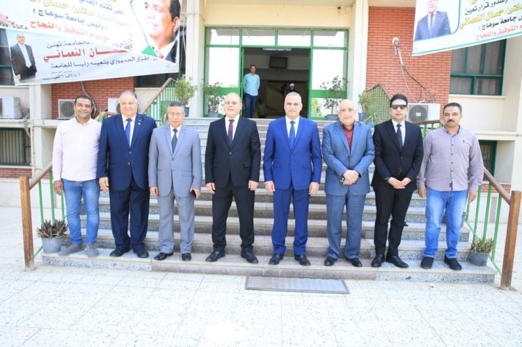 الفقي يهنئ النعماني رئيسا لجامعة سوهاج