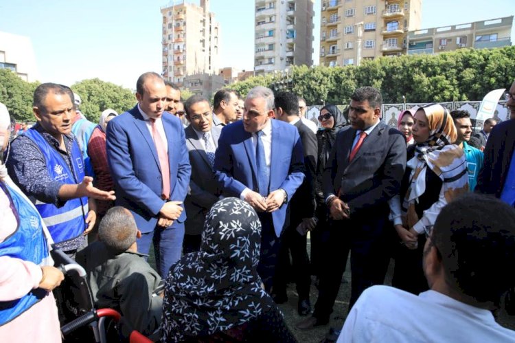 الفقي يتفقد مبادرة" خطي" لدعم ذوي الهمم بالتعاون مع حياة كريمة