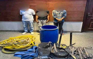 الداخلية تضبط مرتكبي جرائم التنقيب عن الاثار