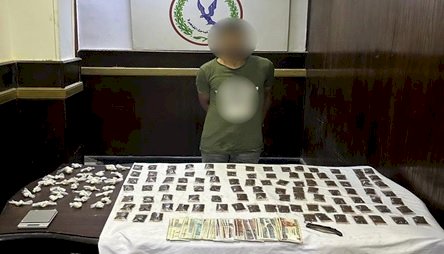 ضبط مخدرات بحوزة شخص بالمرج