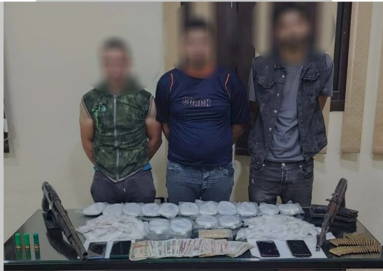 ضبط ثلاثة متهمين بحوزتهم اسلحة ومخدرات بالدقهلية
