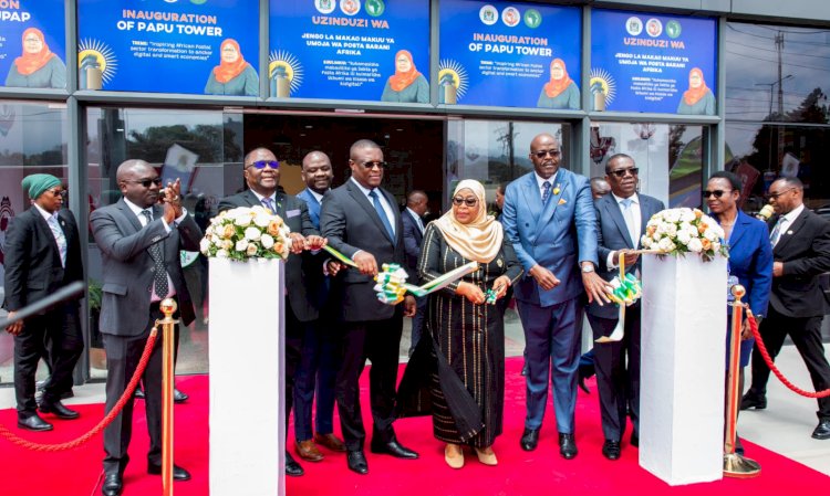 شريف فاروق يشارك في افتتاح المقر الجديد لاتحاد البريد الإفريقي الشامل