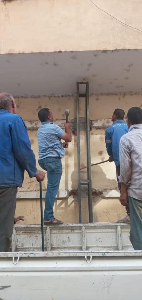 ايقاف تعديل شقتين من سكني لتجاري بالمنيا