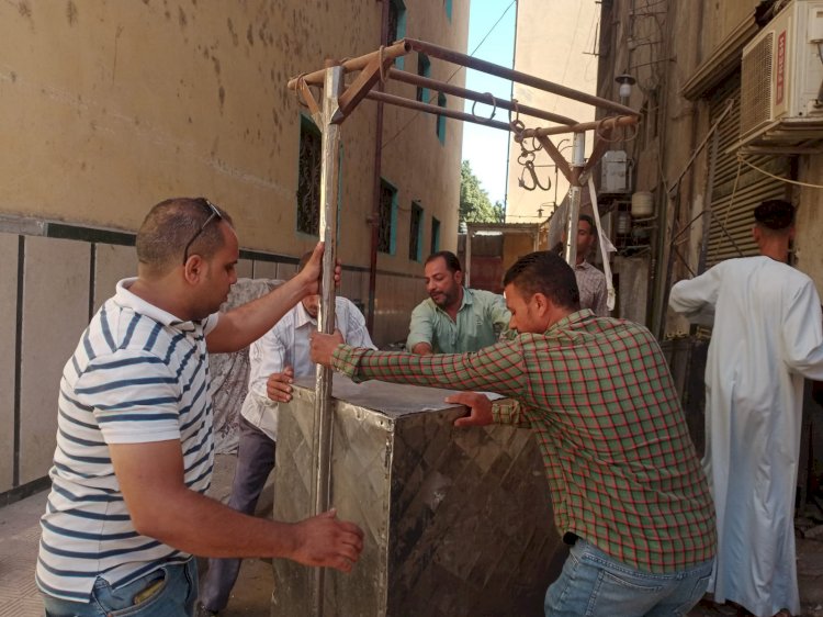 تحرير١٨٢ محضر خلال حملة للاشغالات بالمنيا