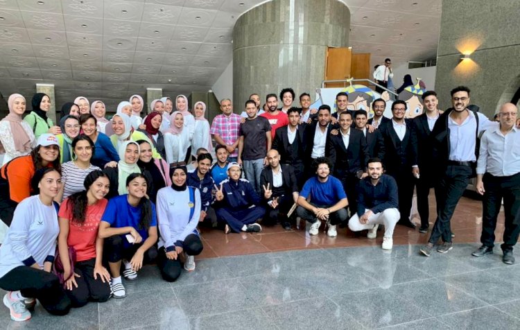 جامعة طنطا تحصد ٥ ميداليات ذهبية و3 فضيات و7  برونزيات في أسبوع شباب الجامعات