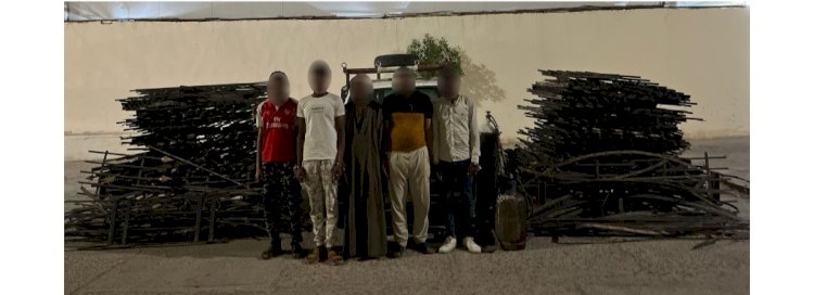 ضبط سارقي باكيتات حديد جامعة البحر الاحمر