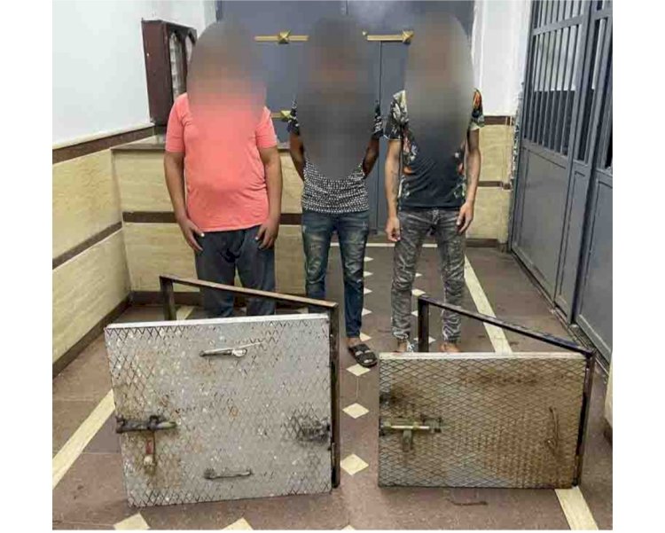 حبس سارقي بوابات مدافن الشرقية