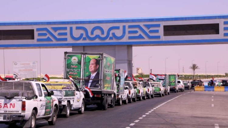 محافظ شمال سيناء يستقبل قافلة وزارة الزراعة