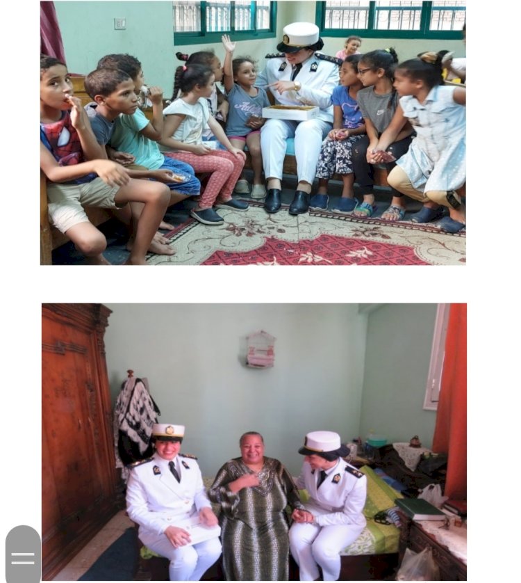 الداخلية توزيع حلوي المولد علي نزلاء دور الايتام والمسنين بالقاهرة والجيزة