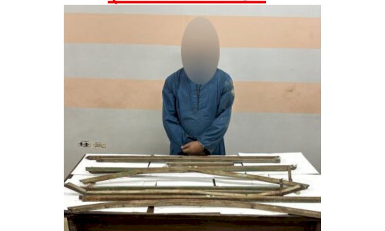 تاجر الخردة حرامي حديد المحاور بالجيزة