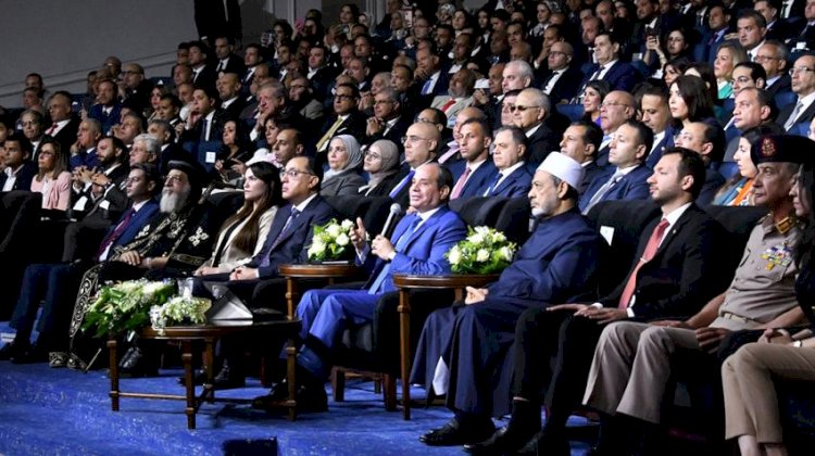 كلمات ومواقف تاريخية للرئيس السيسي في مؤتمر حكاية وطن