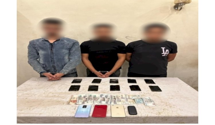 ثلاثة متهمين يروجون الحشيش بطريق القاهرة الاسماعيلية