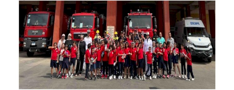 تلاميذ المدارس في ضيافة مديرية امن البحر الاحمر