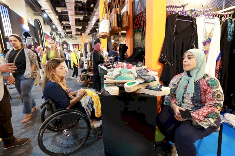 إيمان كريم: مشاركة متميزة للمجلس و ذوي الإعاقة في  معرض تراثنا 2023