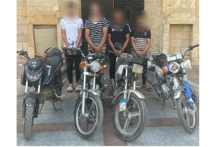 اخطر تشكيل عصابي لسرقة الدراجات في قبضة رجال الشرطة