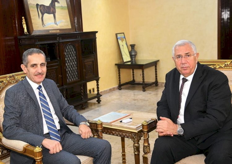 القصير ورحمي يبحثان المشروعات الزراعية بالغربية