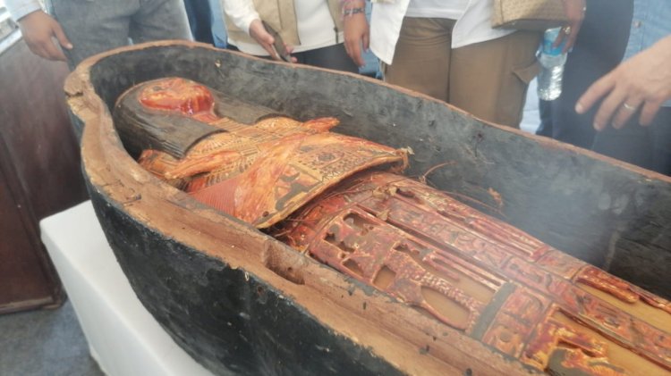 كشف اثري جديد بالمنيا