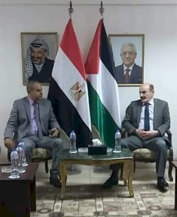 وفد من حزب مصر القومي يزور قنصلية فلسطين بالإسكندرية