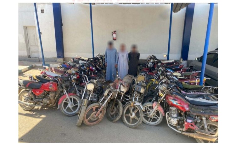 " التوصيلات الكهربائية"كلمة السر في سرقة الدراجات ببني سويف