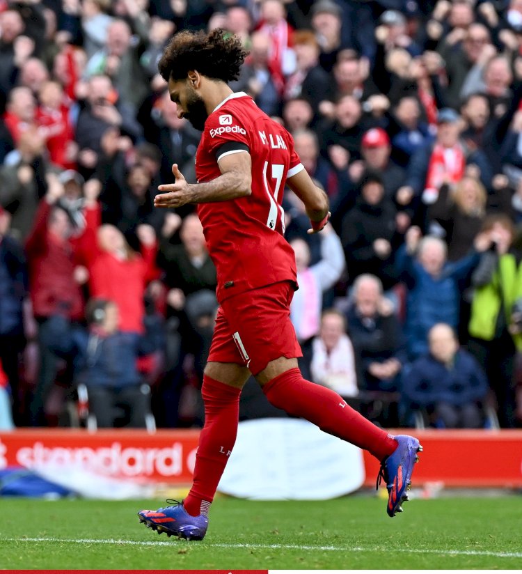 ليفربول يفوز على إيفرتون بهدفين لمحمد صلاح