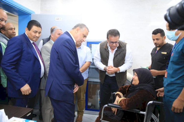 الفقي وعبدالغفار يتفقدان مستشفي جهينة المركزي