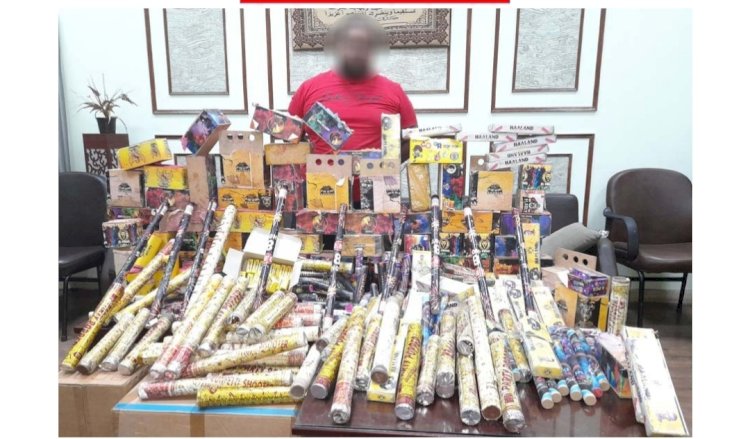 عاطل الاسكندرية تاجر العاب نارية بدون ترخيص