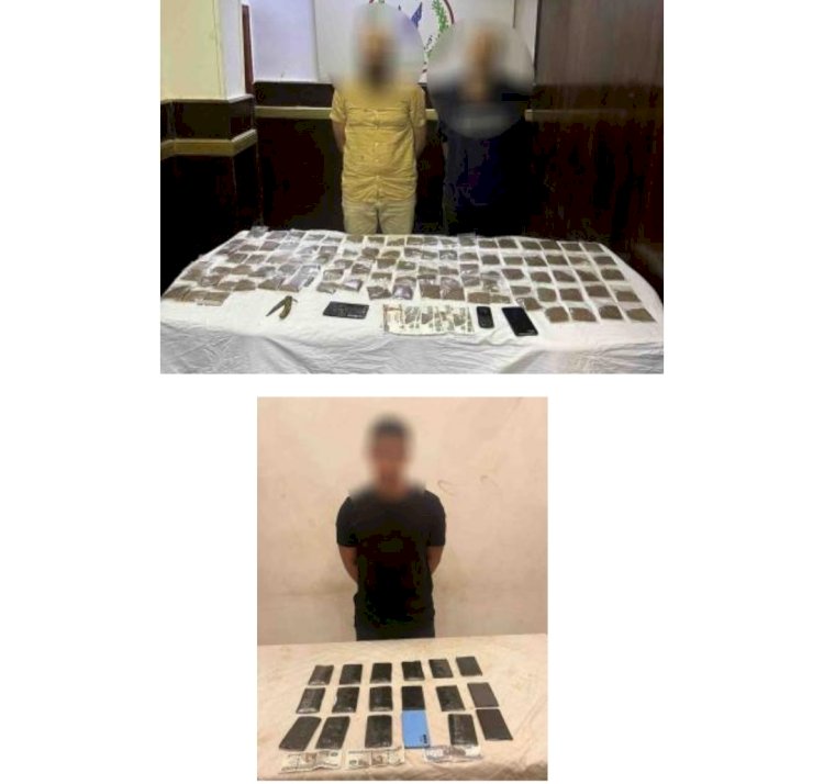 ضبط تاجرين مخدرات بالسلام والشروق