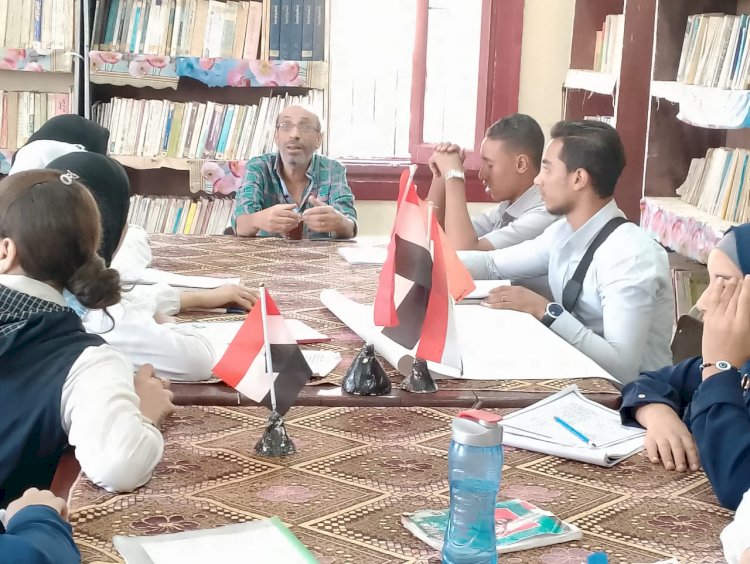 محاضرة عن معنى كلمة (وطن) بمدرسة فرشوط الزراعية