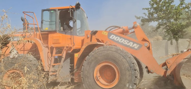 ازالة التعدي علي الاراضي الزراعية بسوهاج