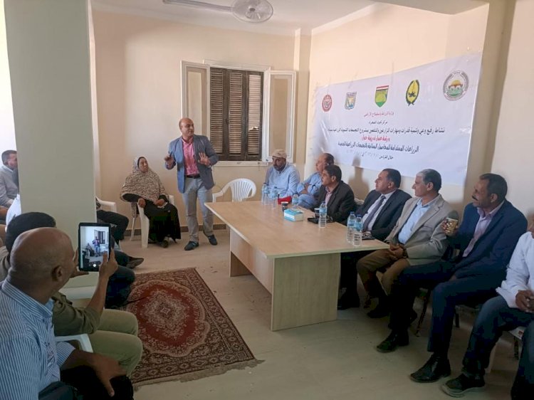 بحوث الصحراء يدرب مزارعي سيناء علي الممارسات الزراعية الصحيحة