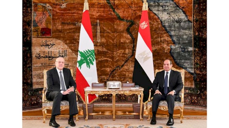 ميقاتي : دور مصر مهم في الحفاظ علي استقرار لبنان